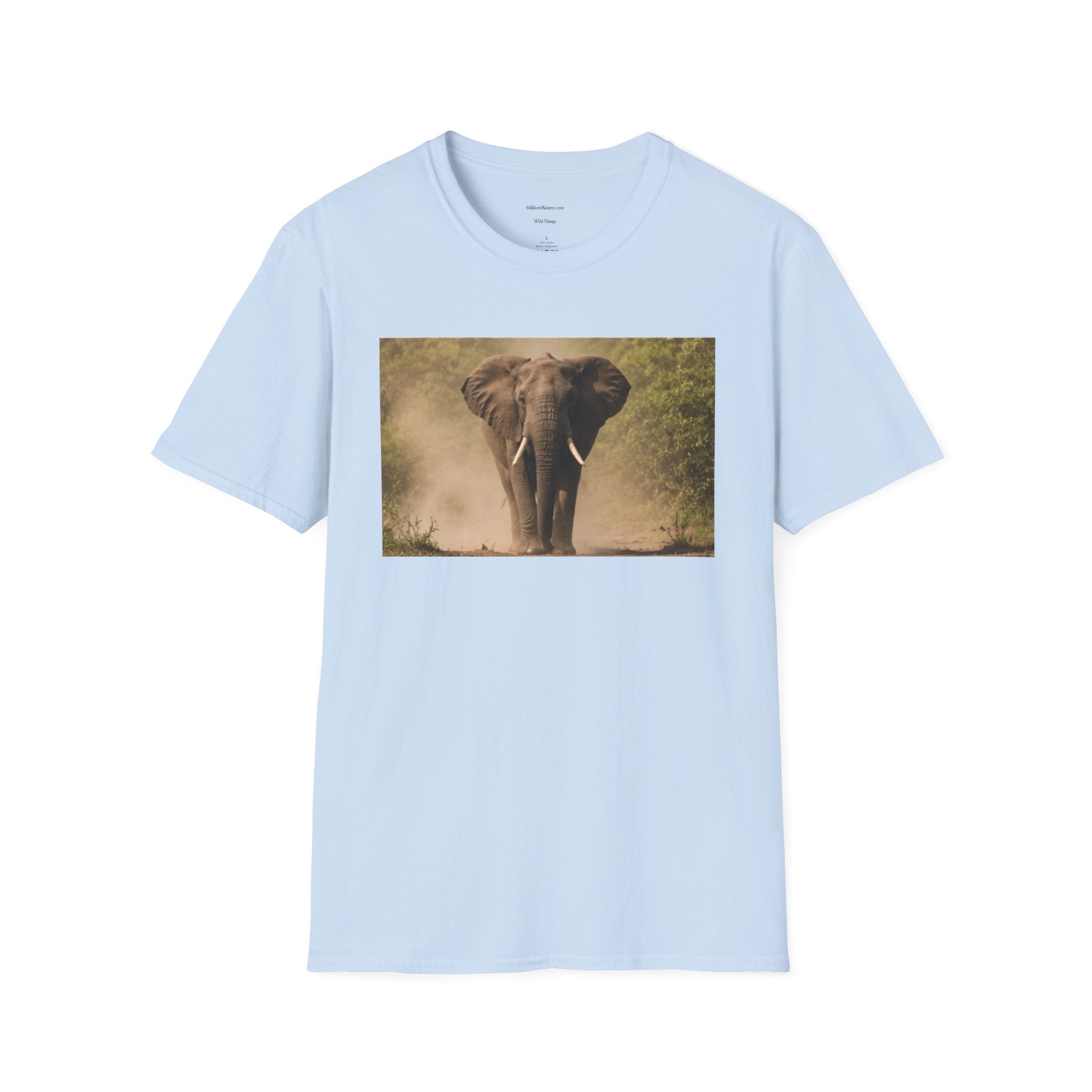 Elephant Portrait T-Shirt — Majestic Safari Wildlife Tee