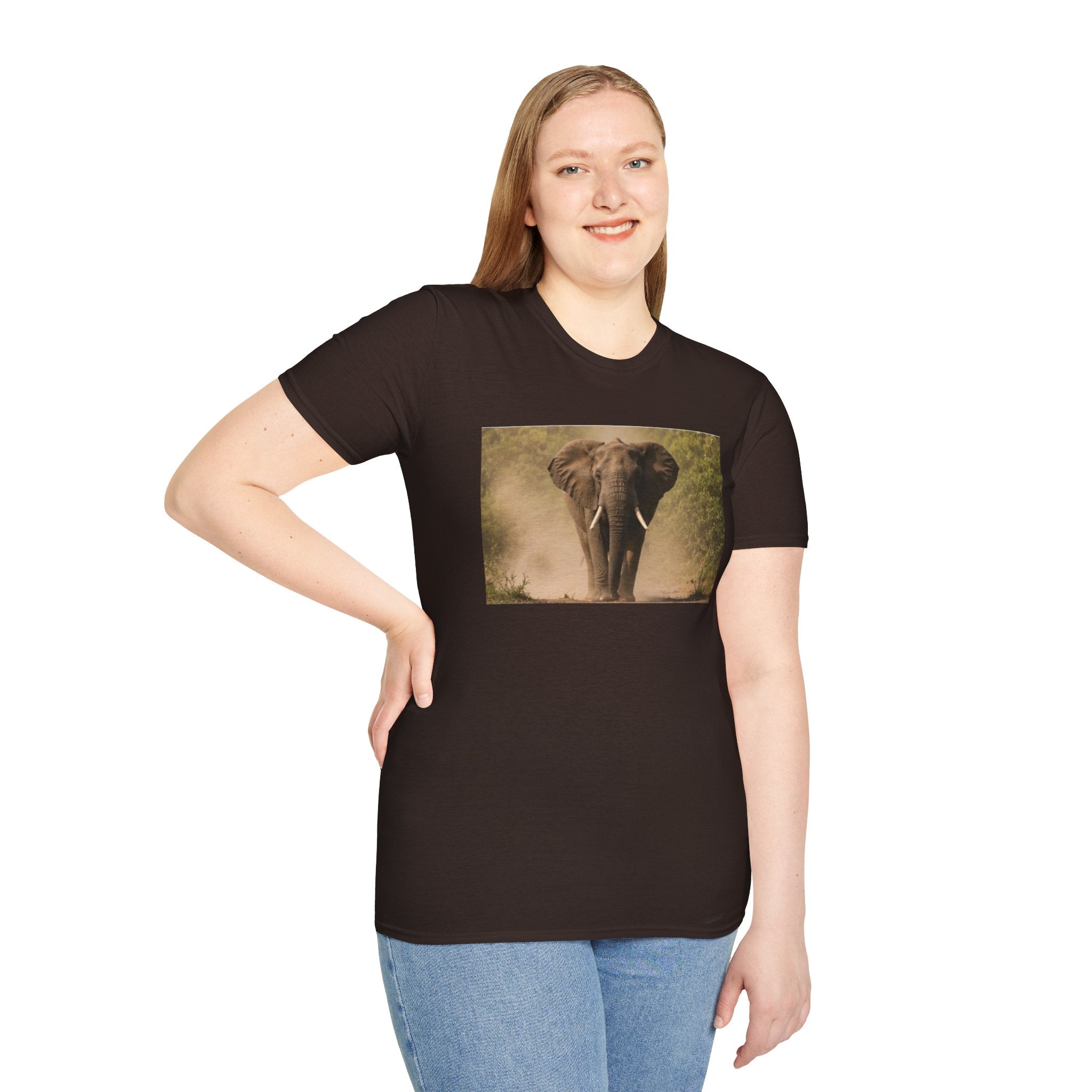 Elephant Portrait T-Shirt — Majestic Safari Wildlife Tee