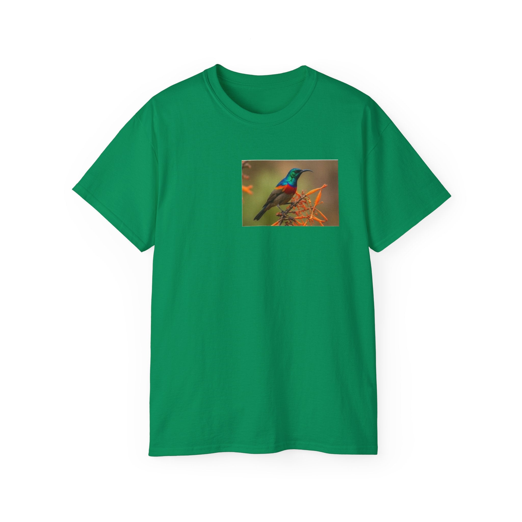 Sunbird Photo T-Shirt — Colorful Tropical Bird Tee