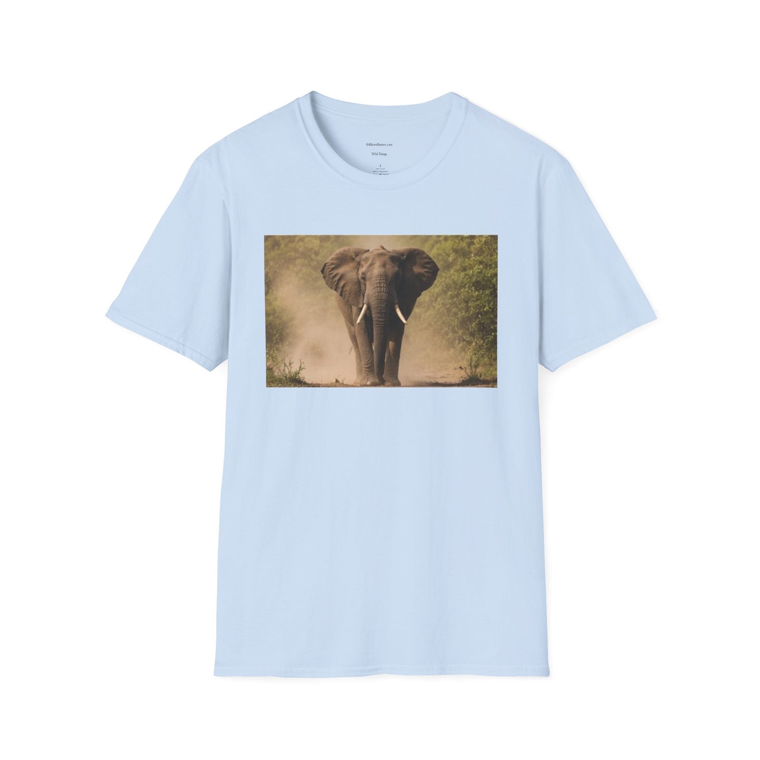 Elephant Portrait T-Shirt — Majestic Safari Wildlife Tee
