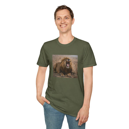 Roaring Lion Graphic T-Shirt — Bold Wildlife Tee