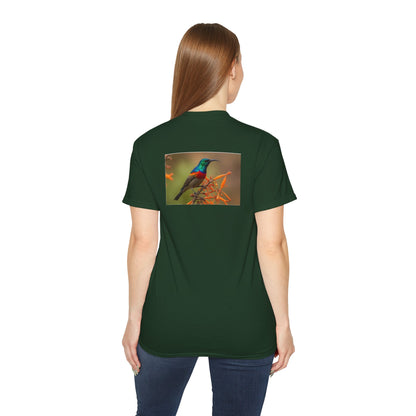 Sunbird Photo T-Shirt — Colorful Tropical Bird Tee
