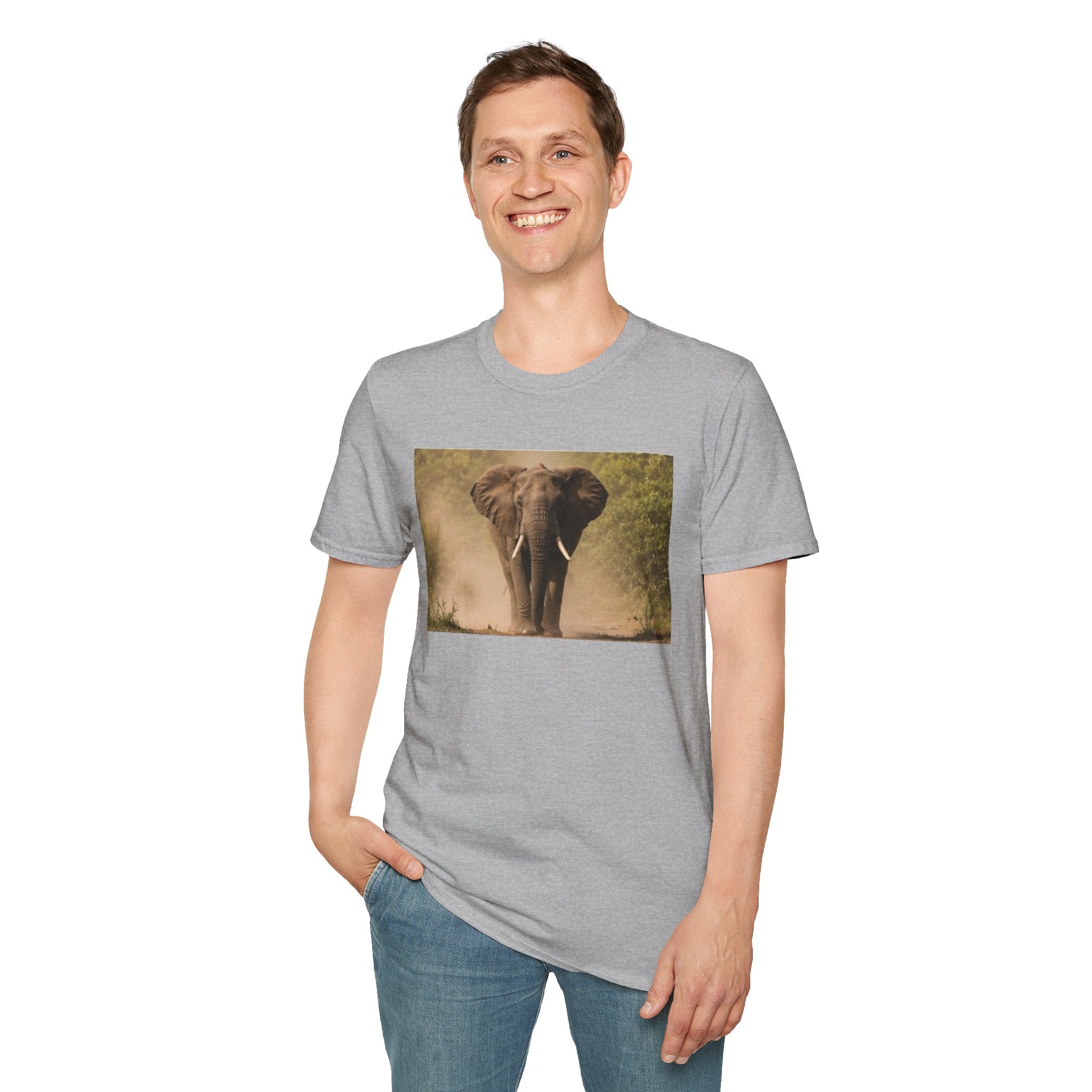 Elephant Portrait T-Shirt — Majestic Safari Wildlife Tee