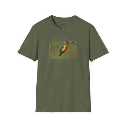T-Shirt — Colorful Sunbird Illustration Tee