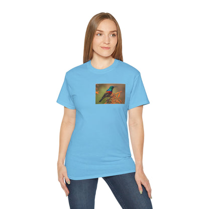 Sunbird Photo T-Shirt — Colorful Tropical Bird Tee