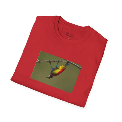 T-Shirt — Colorful Sunbird Illustration Tee