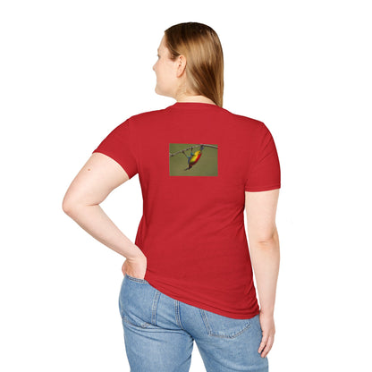 T-Shirt — Colorful Sunbird Illustration Tee