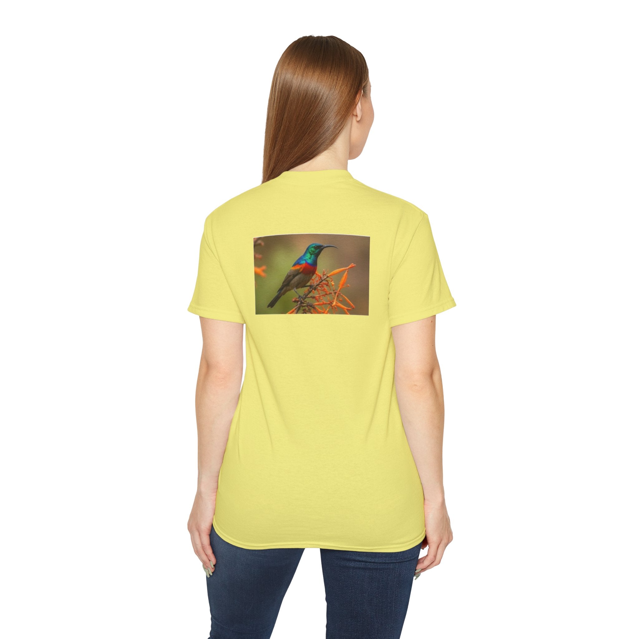 Sunbird Photo T-Shirt — Colorful Tropical Bird Tee