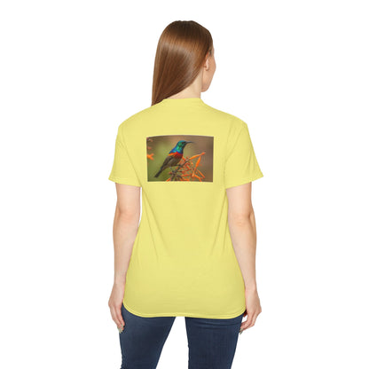 Sunbird Photo T-Shirt — Colorful Tropical Bird Tee