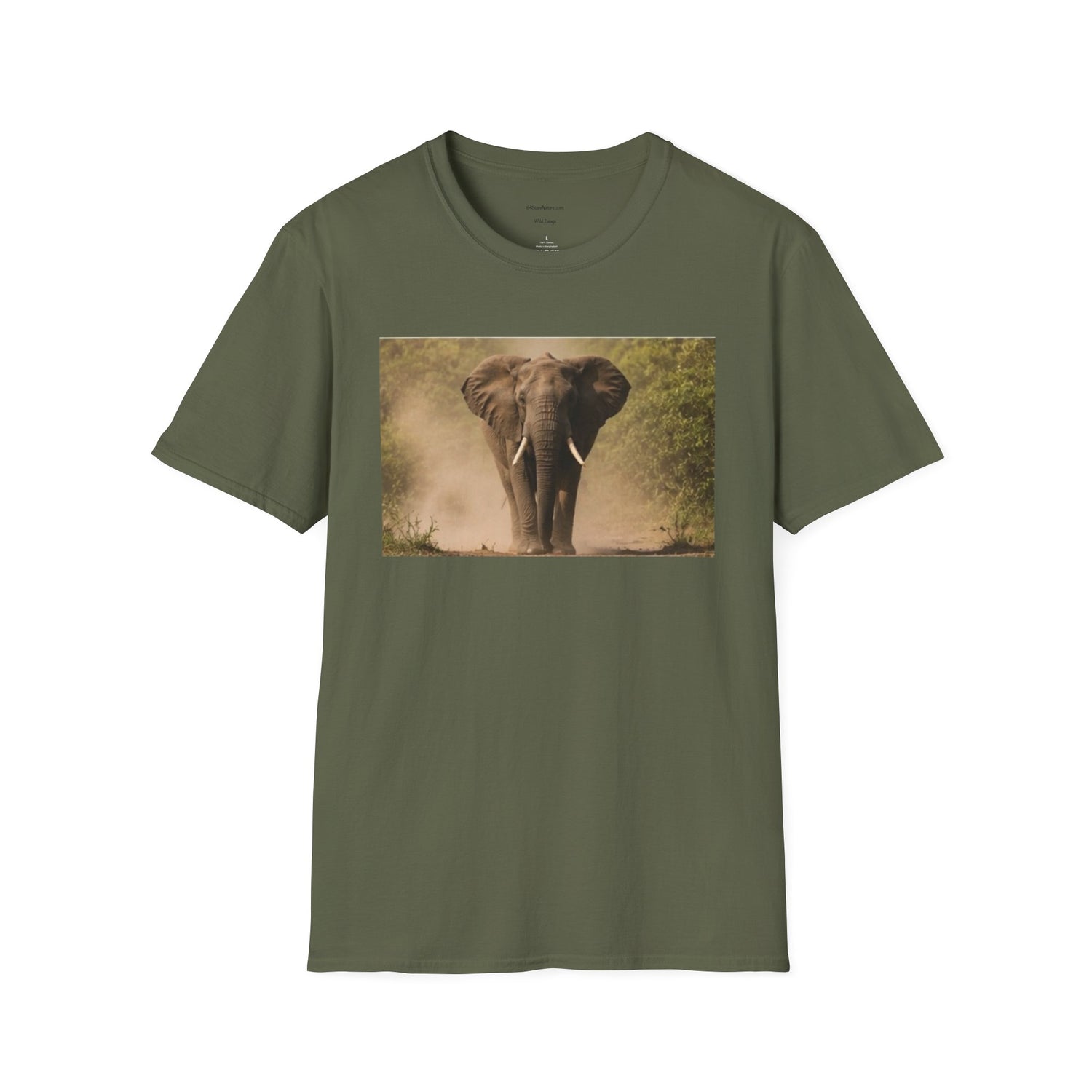 Elephant Portrait T-Shirt — Majestic Safari Wildlife Tee