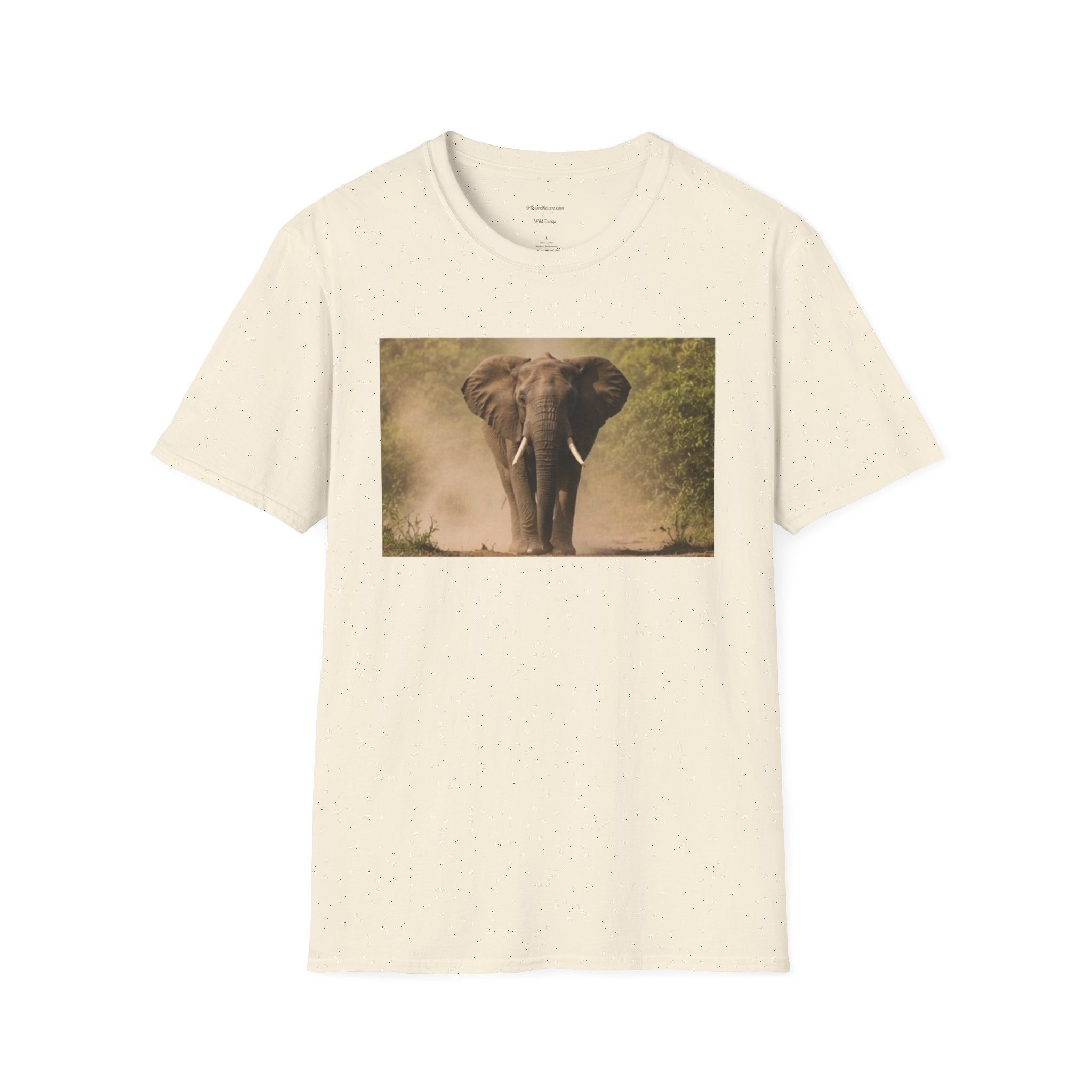 Elephant Portrait T-Shirt — Majestic Safari Wildlife Tee