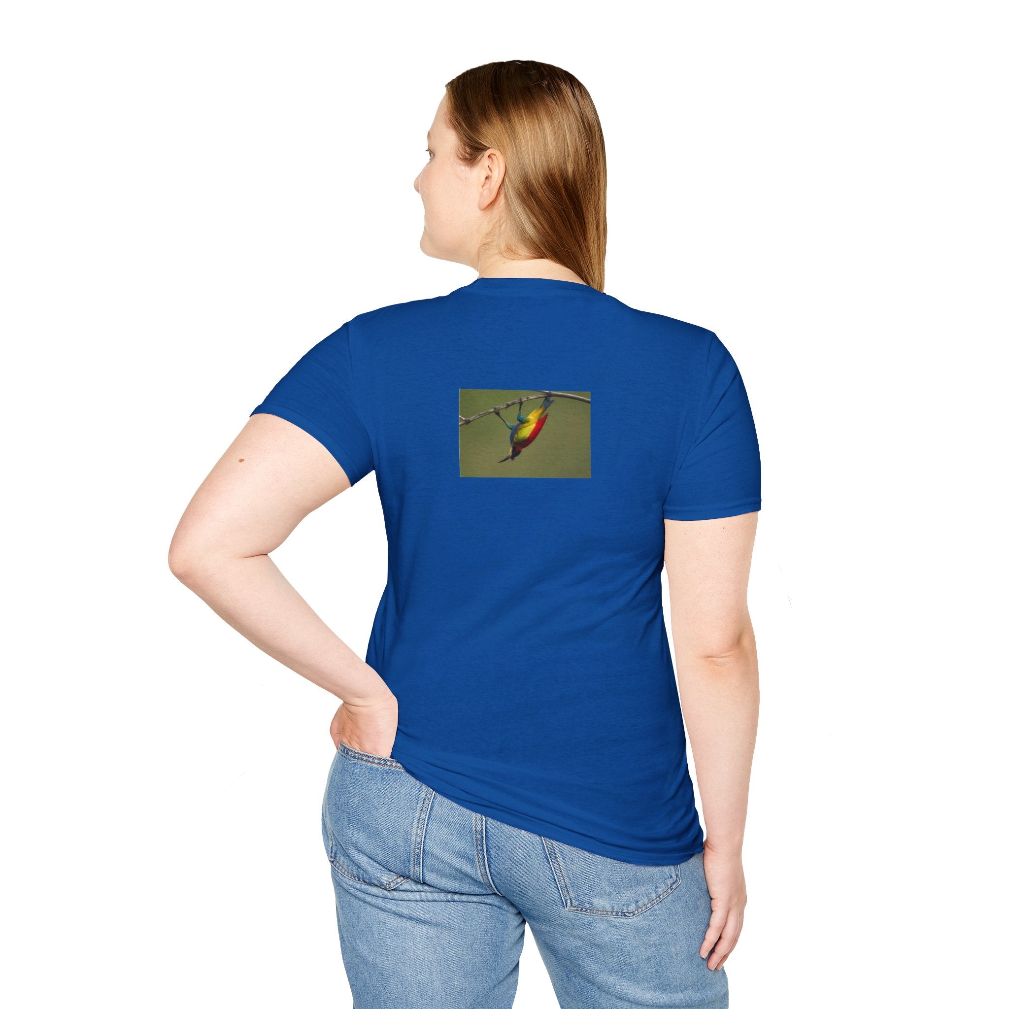 T-Shirt — Colorful Sunbird Illustration Tee