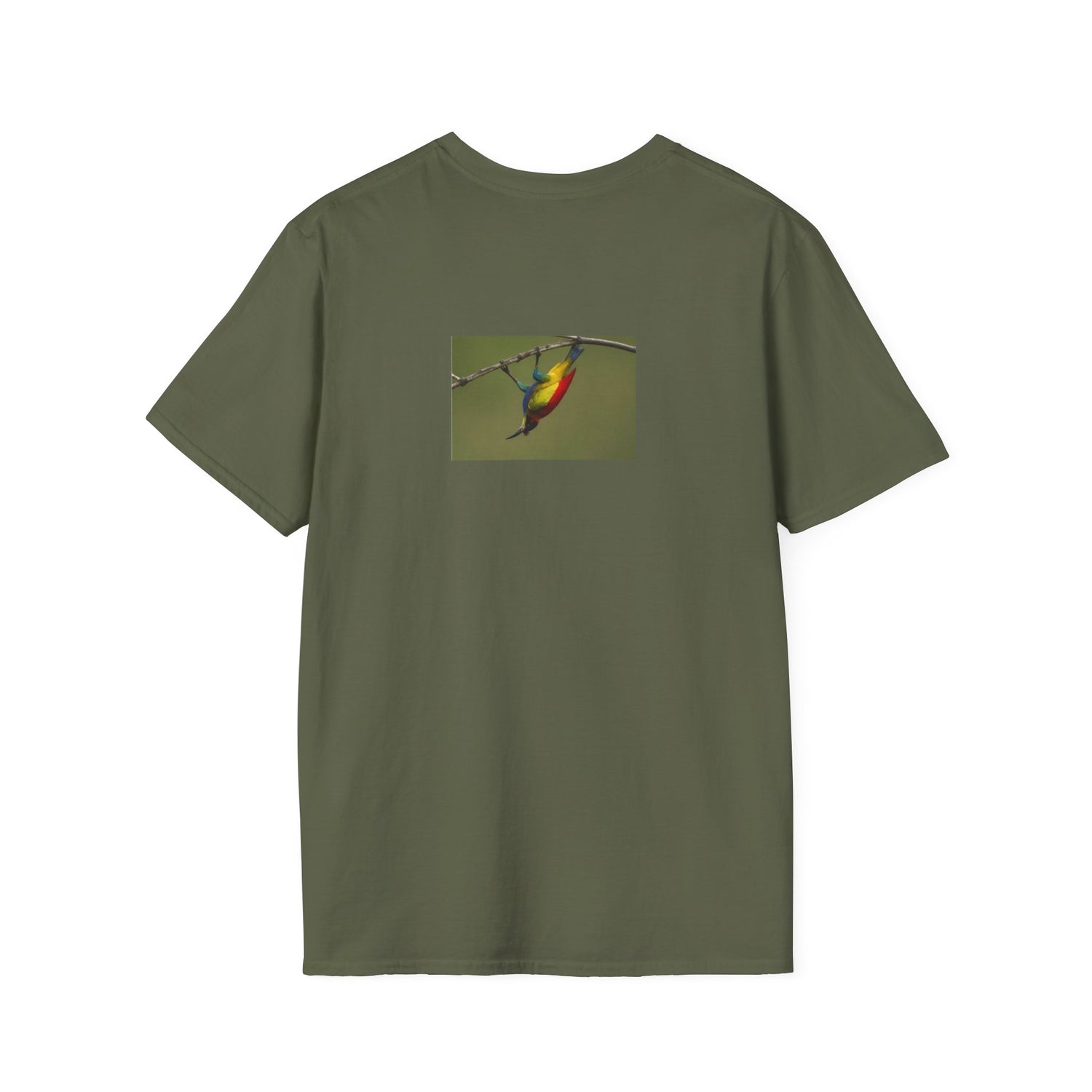 T-Shirt — Colorful Sunbird Illustration Tee