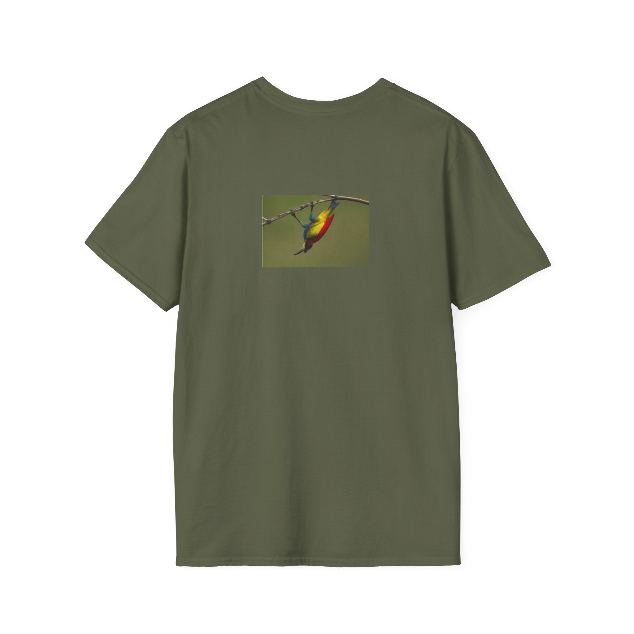 T-Shirt — Colorful Sunbird Illustration Tee