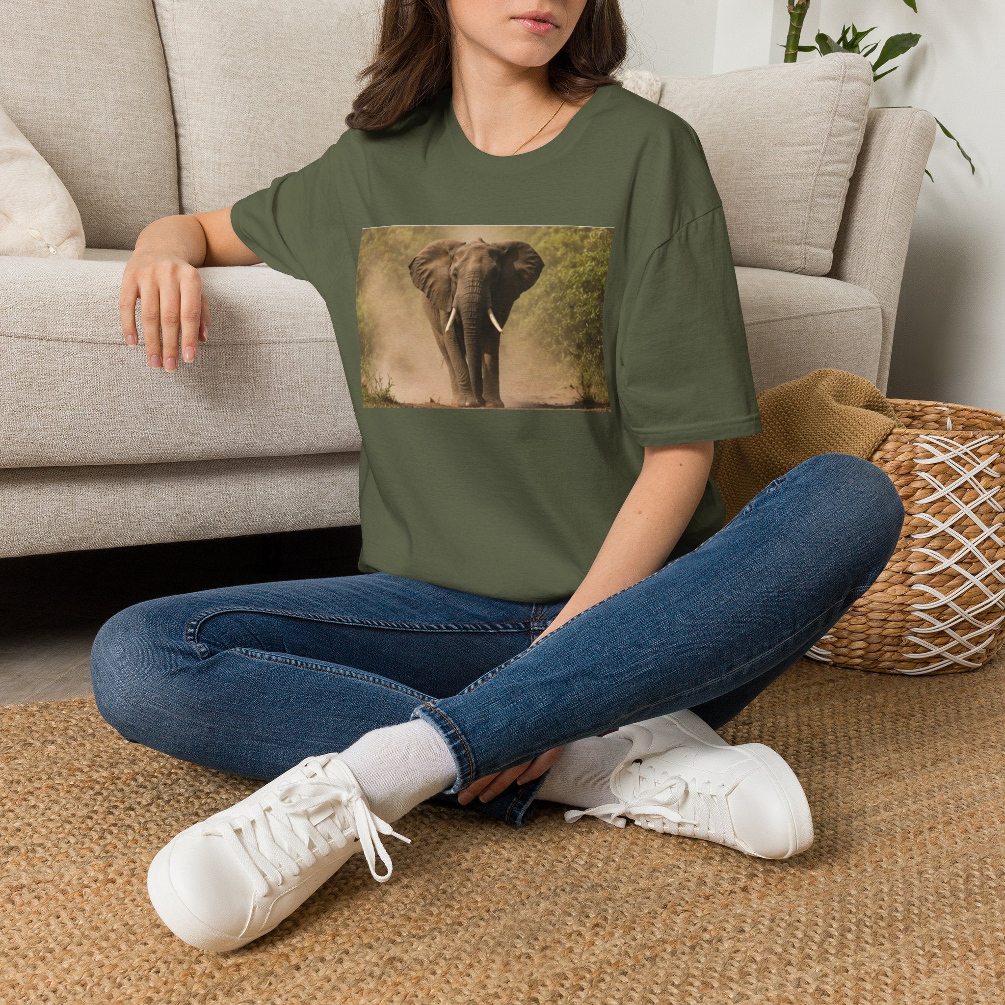 Elephant Portrait T-Shirt — Majestic Safari Wildlife Tee