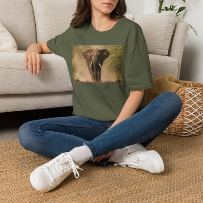 Elephant Portrait T-Shirt — Majestic Safari Wildlife Tee