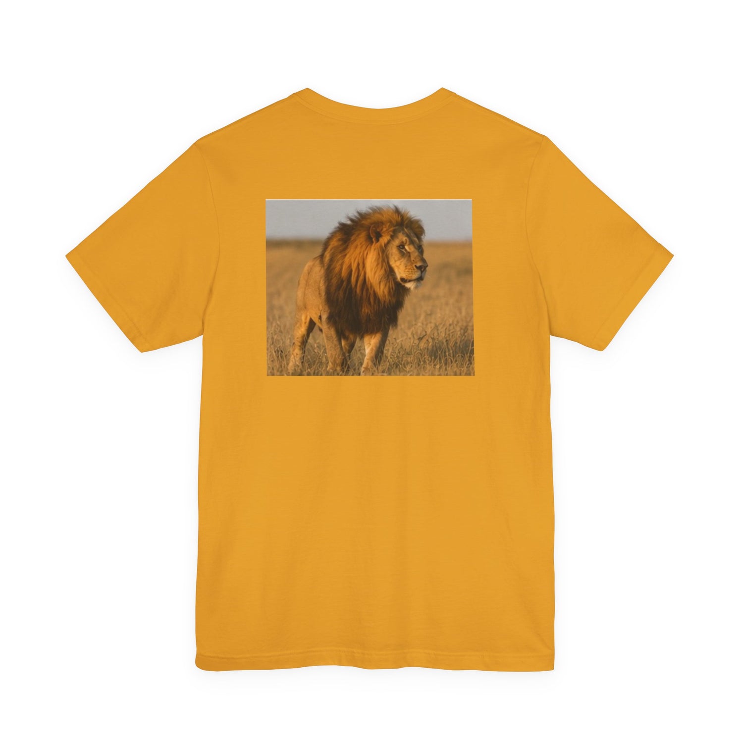 Lion Photography Tee — Majestic Male Lion Graphic T-Shirt