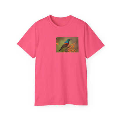 Sunbird Photo T-Shirt — Colorful Tropical Bird Tee