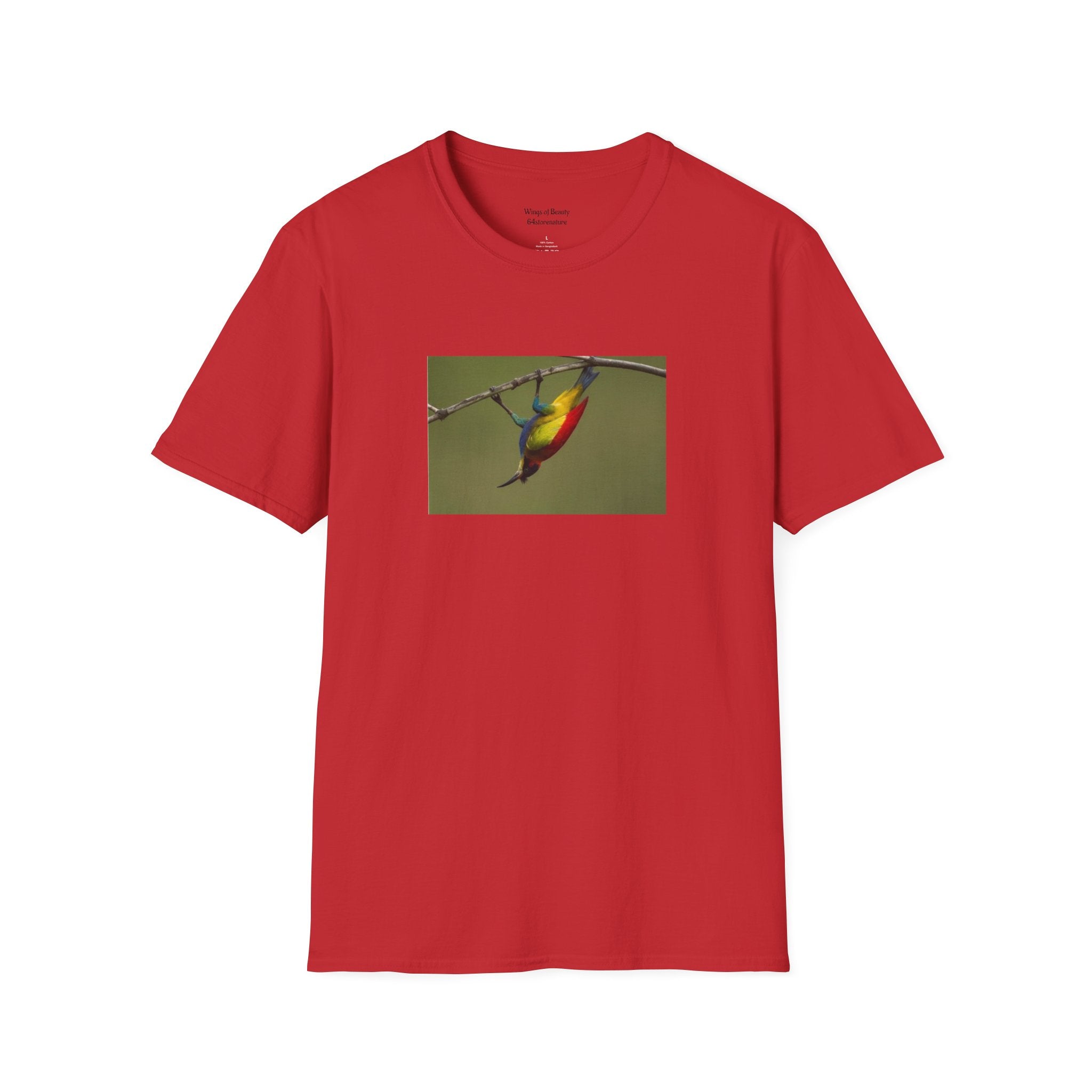 T-Shirt — Colorful Sunbird Illustration Tee