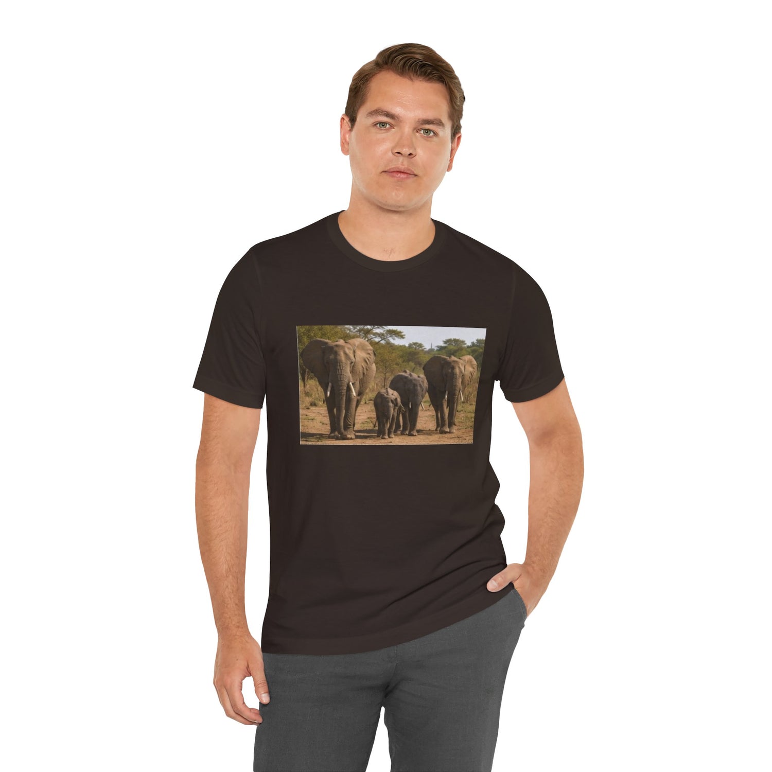 Elephant Family Photo Tee