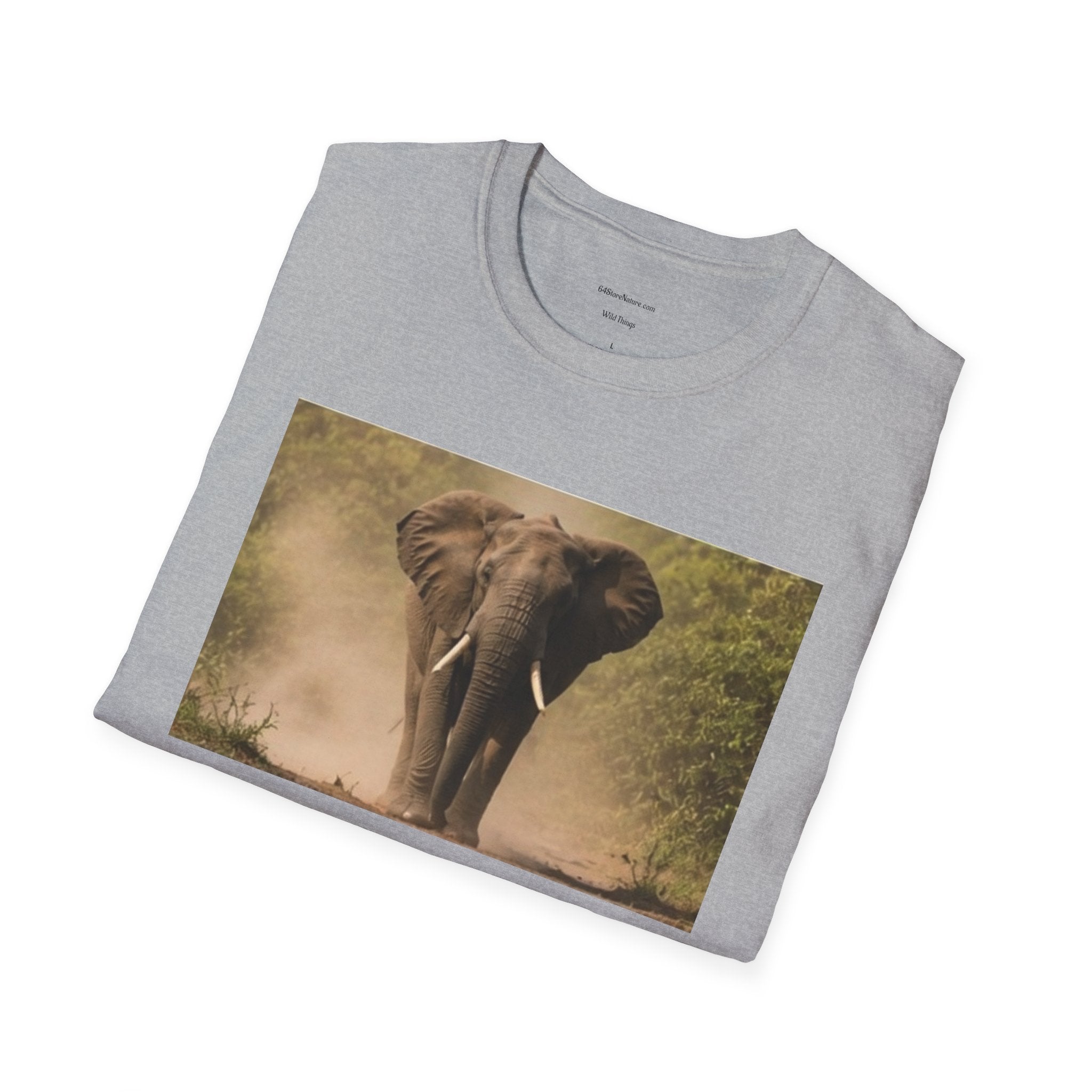 Elephant Portrait T-Shirt — Majestic Safari Wildlife Tee