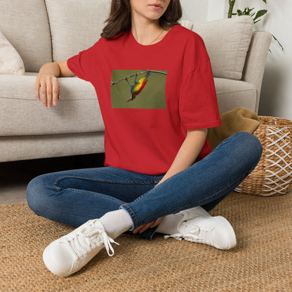T-Shirt — Colorful Sunbird Illustration Tee