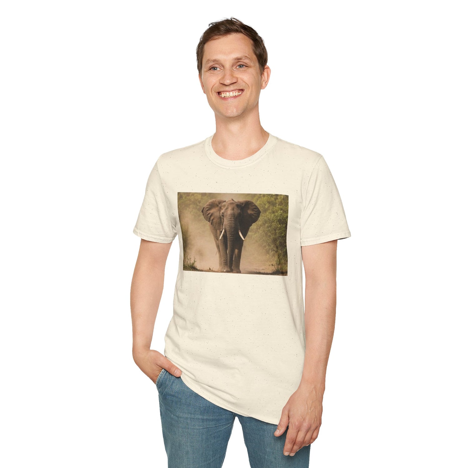 Elephant Portrait T-Shirt — Majestic Safari Wildlife Tee