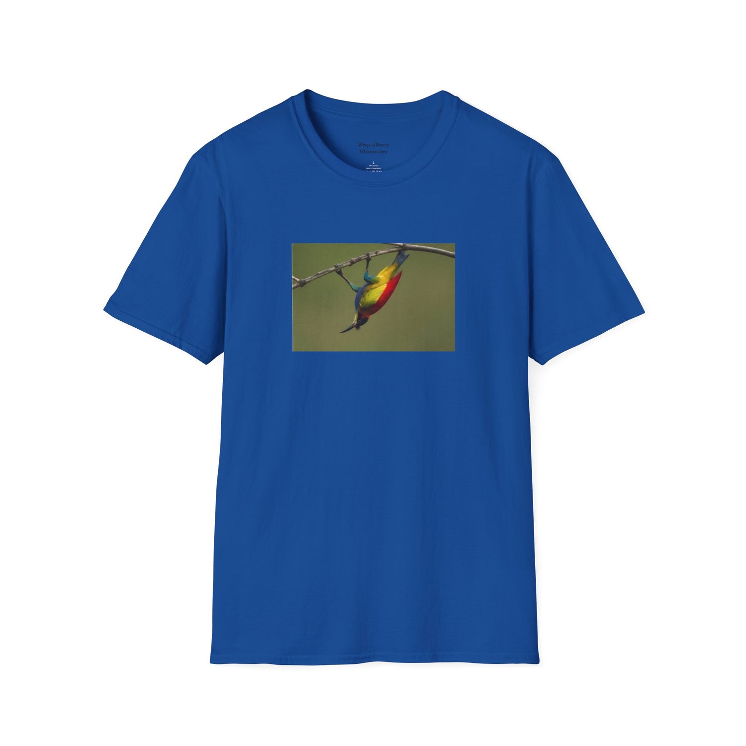 T-Shirt — Colorful Sunbird Illustration Tee