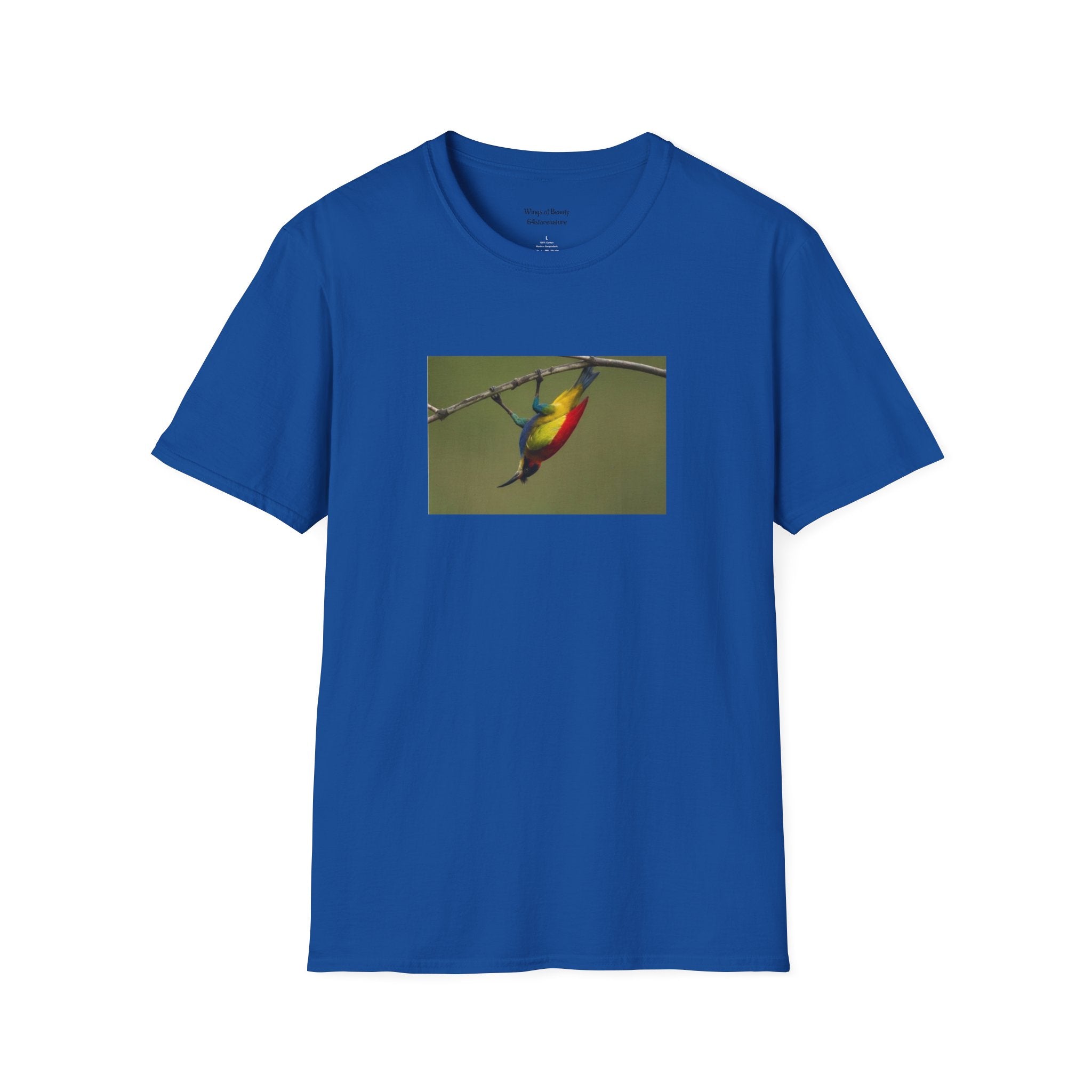 T-Shirt — Colorful Sunbird Illustration Tee
