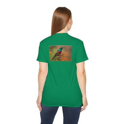 Sunbird Photo T-Shirt — Colorful Tropical Bird Tee