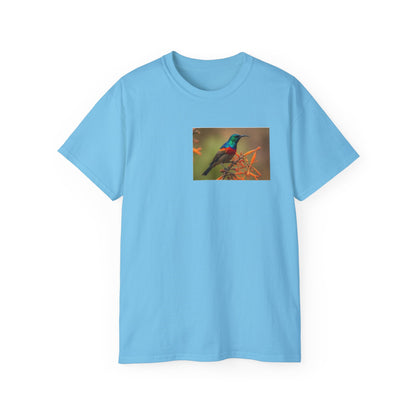 Sunbird Photo T-Shirt — Colorful Tropical Bird Tee