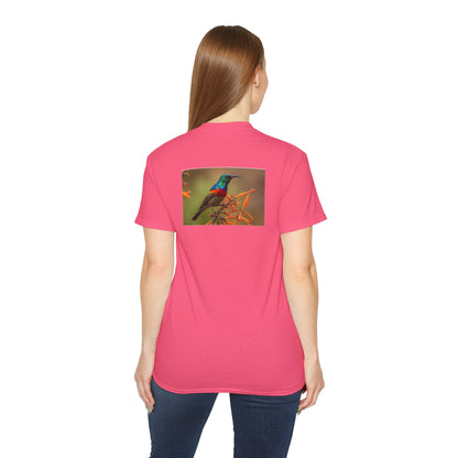 Sunbird Photo T-Shirt — Colorful Tropical Bird Tee